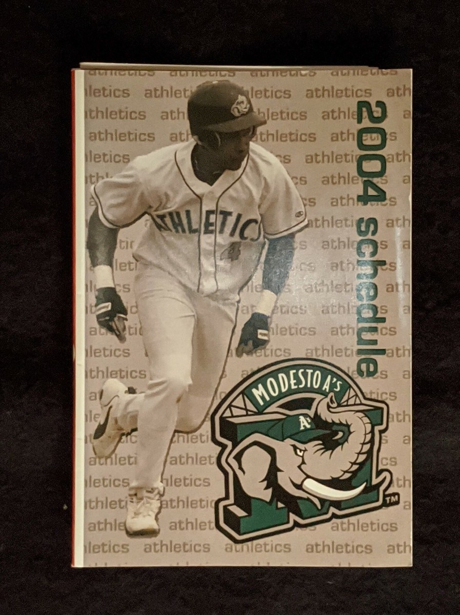 2004 Modesto A s Baseball Schedule California League Champions EBay