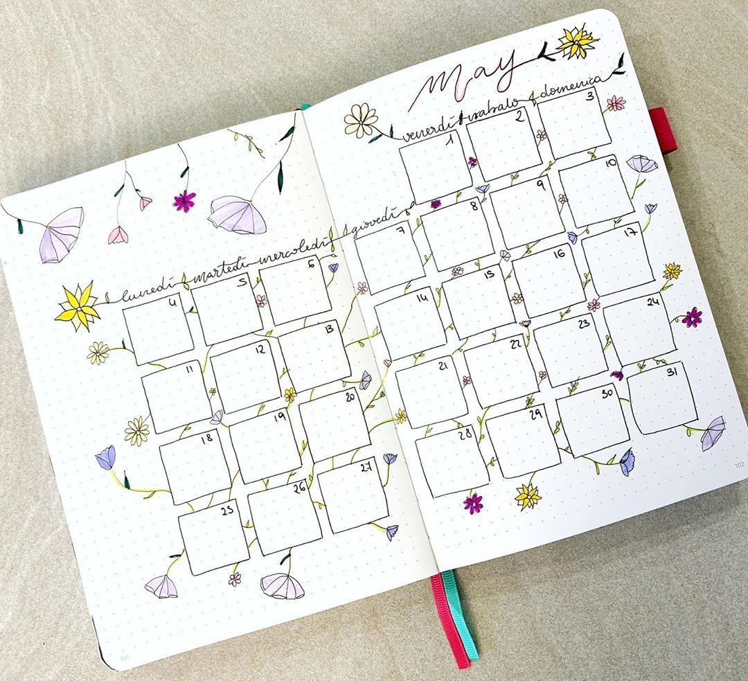 25 Bullet Journal Calendar Ideas I Can t Get Enough Of