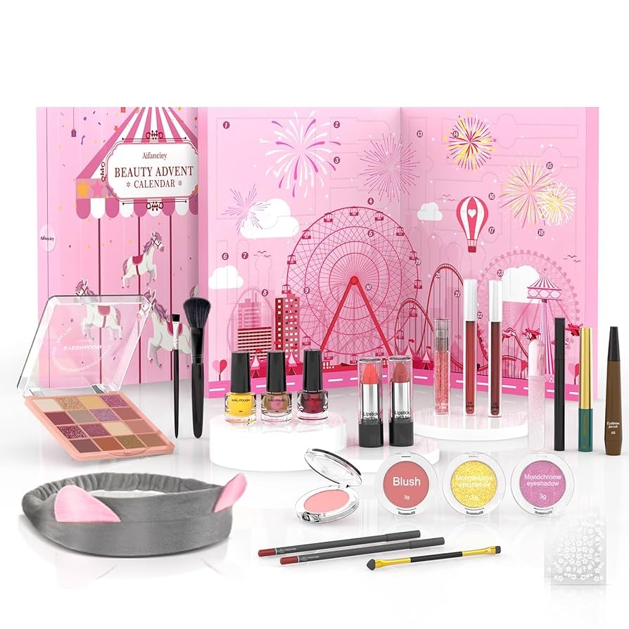 Aifanciey Calendrier De L Avent Beaut 2024 Pour Femmes Et Filles Maquillage Ensemble Avec Des Cadeaux Cosm tiques 24 Excellents Produits De Beaut Calendrier Du Compte Rebours Cadeau De No l Id a Amazon fr Beaut Et Parfum