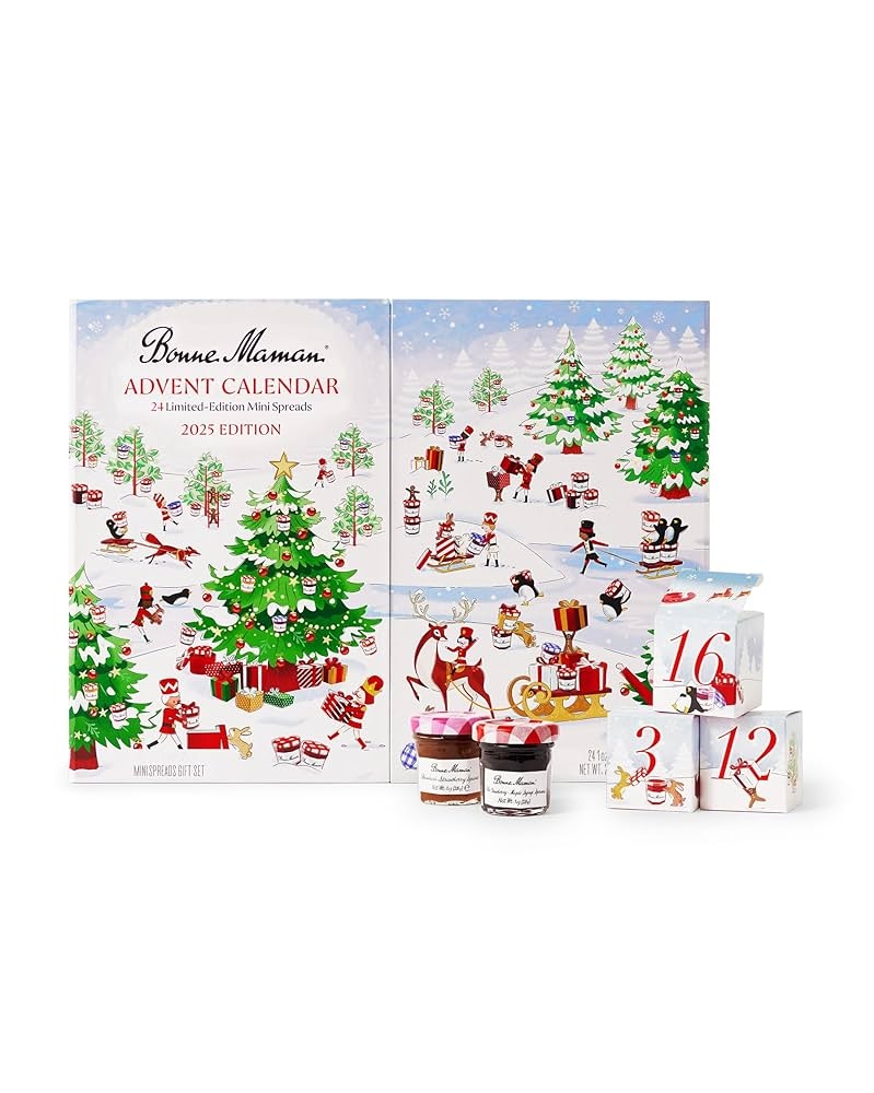 Amazon Bonne Maman 2025 Limited Run Edition Advent Calendar 24 Mini Spreads Grocery Gourmet Food