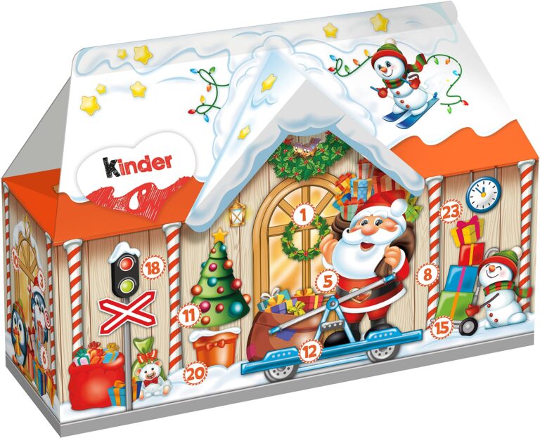 Amazon Ferrero Kinder Mix Advent Calendar 3D House 234g Grocery Gourmet Food