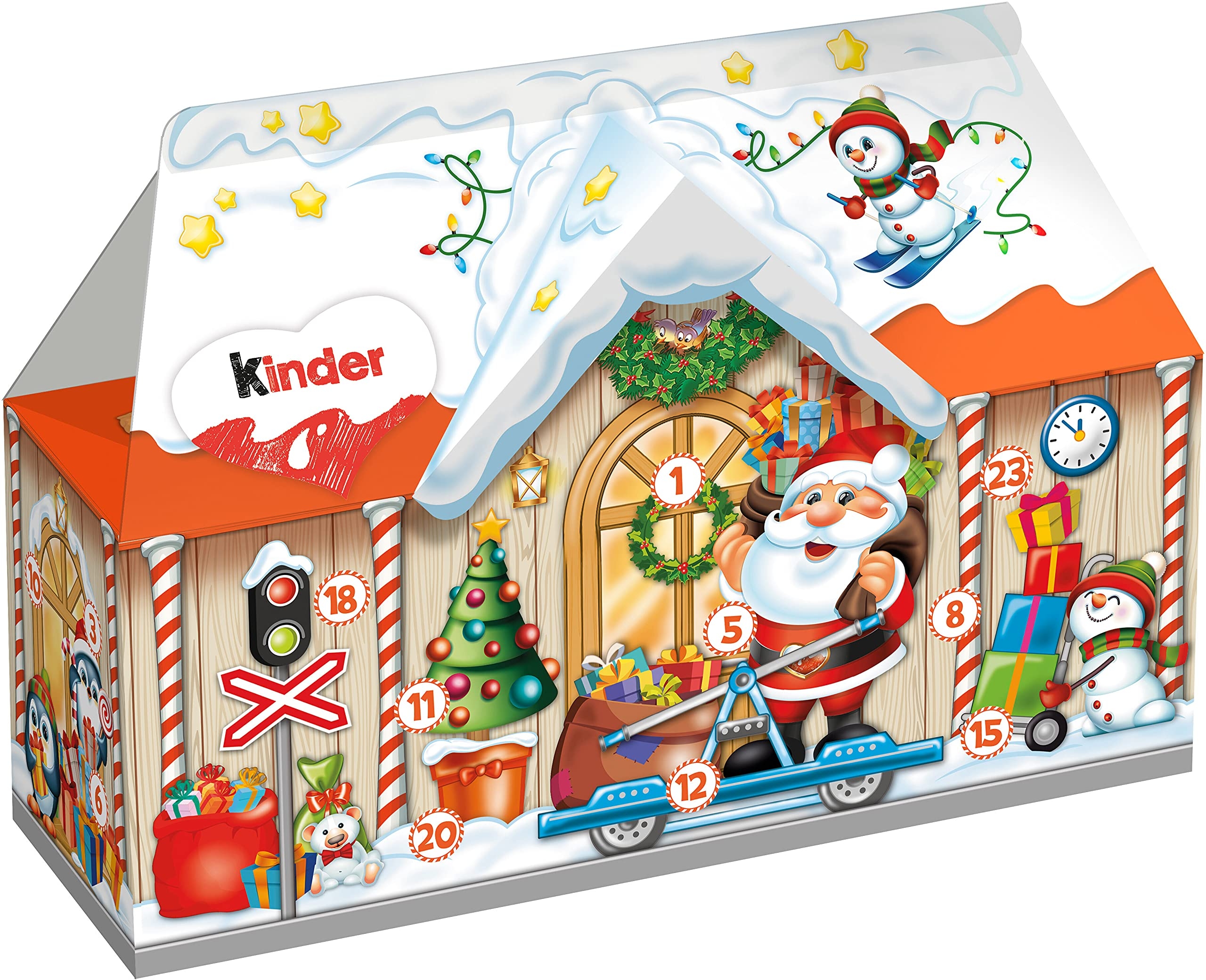 Amazon Ferrero Kinder Mix Advent Calendar 3D House 234g Grocery Gourmet Food