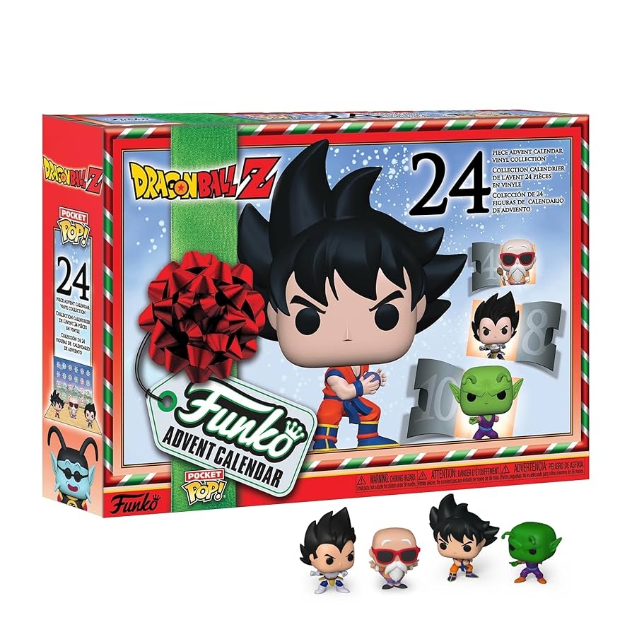 Amazon Funko Advent Calendar Dragon Ball Z Goku 24 Days Of Surprise Collectible Vinyl Mini Figures Mystery Box Gift Idea Holiday Xmas For Girls Boys 
