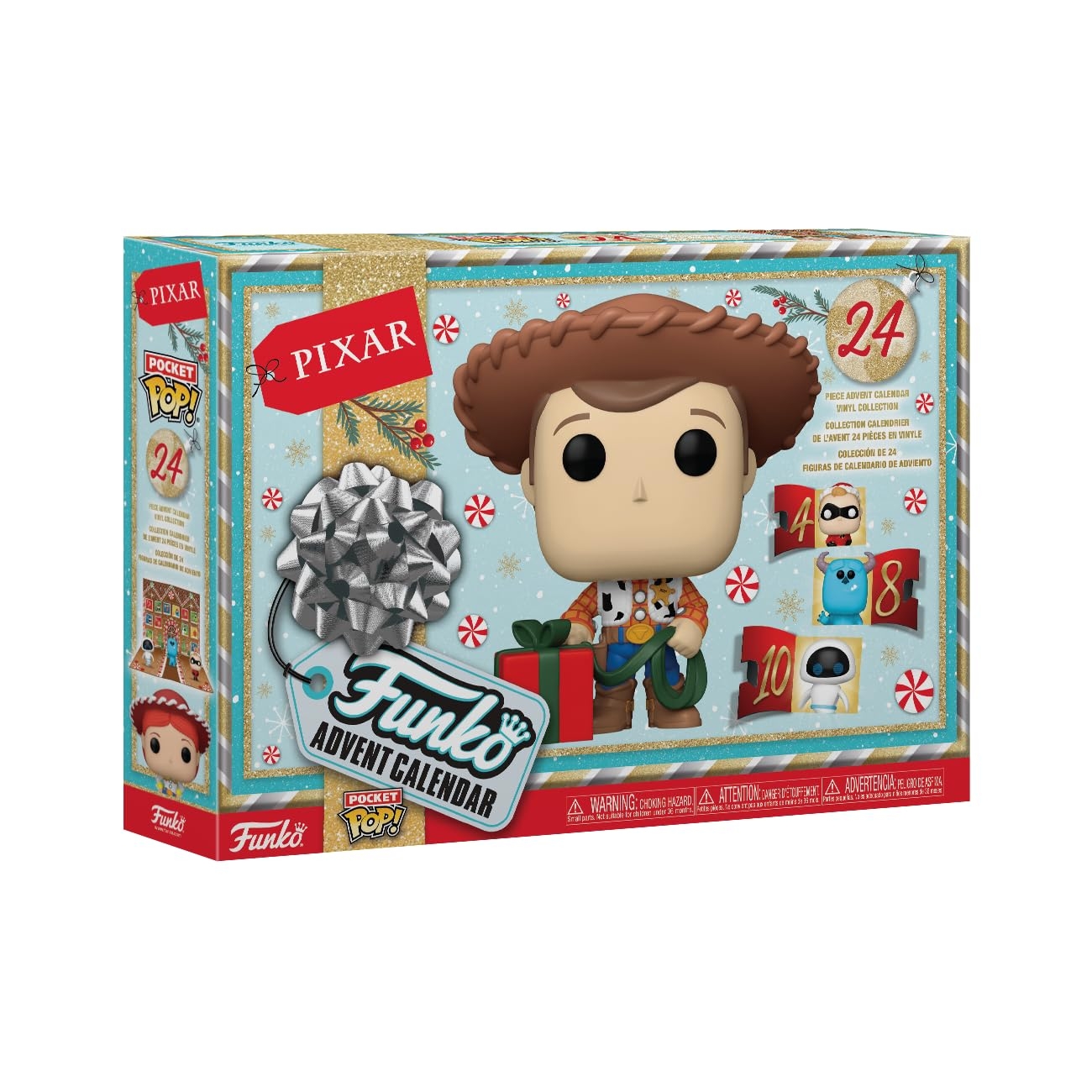 Amazon Funko Advent Calendar Pixar 2024 Alien Disney Pixar 24 Days Of Surprise Collectable Vinyl Mini Figures Mystery Box Gift Idea Holiday Xmas For Girls 