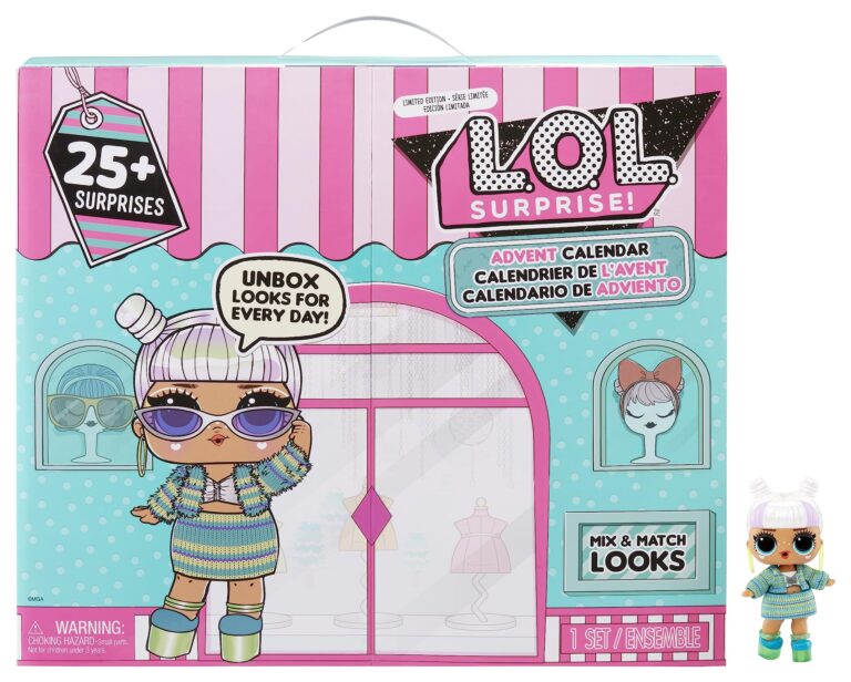 Amazon L O L Surprise Advent Calendar W 25 Surprises Accessories Interactive Packaging Holiday Advent Calendar Mix Match Outfits Shoes Accessories Limited Edition Doll Collectible Girls Gift 4 L O L Surprise Home Kitchen