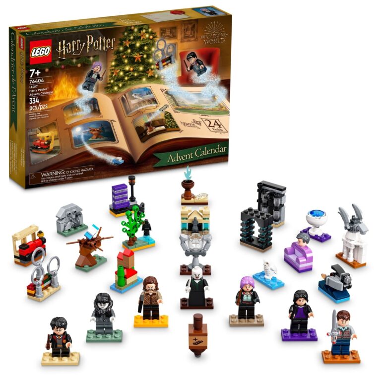 Amazon LEGO Harry Potter 2022 Advent Calendar 76404 Building Toy Set And Minifigures Countdown To Christmas For Kids Boys And Girls Ages 7 334 Pieces Toys Games