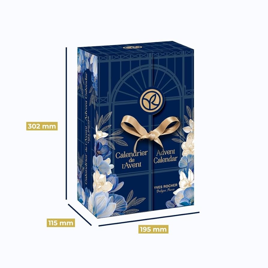 Amazon Yves Rocher Deluxe Advent Calendar 24 Beauty Products Body Care Skin Care Hair Care Make up Fragrance Daily Skincare Surprises Holiday Gift Idea For Women And Men 