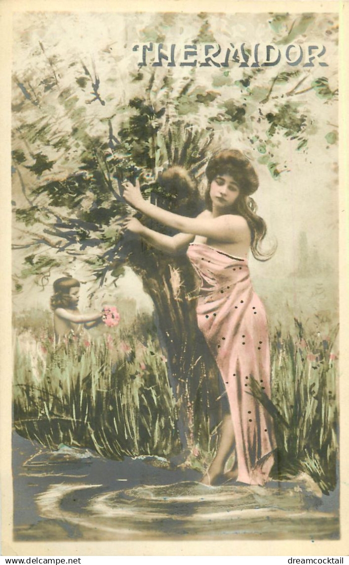 Astronomie 11 Cpa CALENDRIER REPUBLICAIN Thermidor Primaire Ventose Pluviose Germinal Prairial Messidor Vendemiaire Floreal 