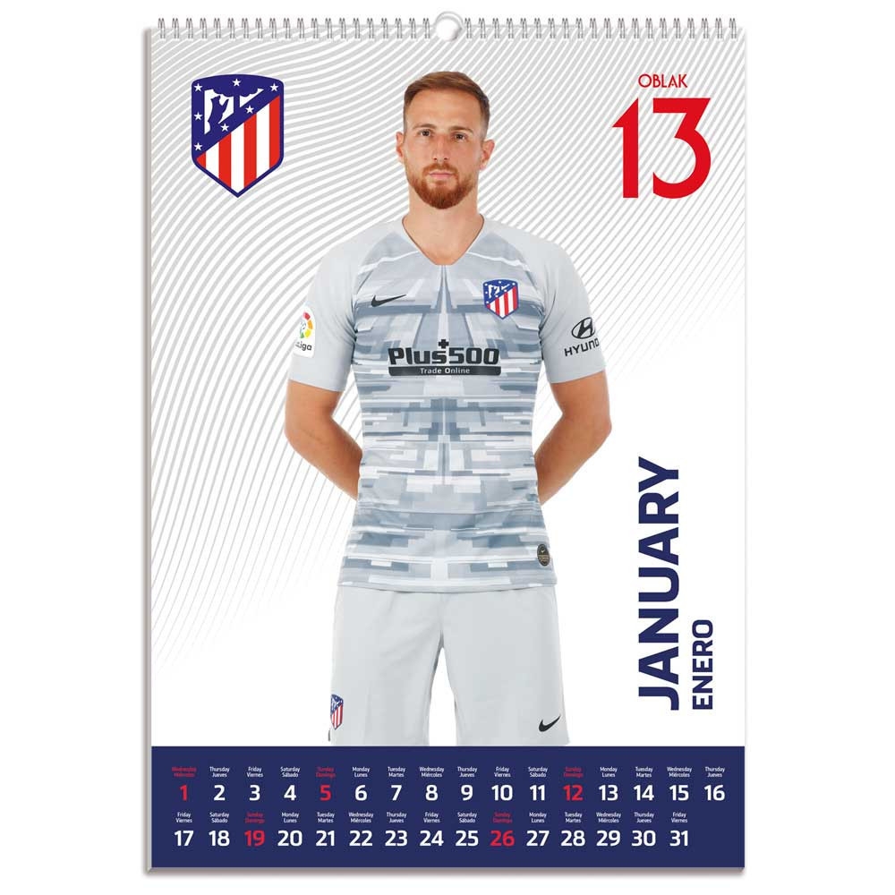 Atletico Madrid Calendriers 2020 Achetez Sur Europosters