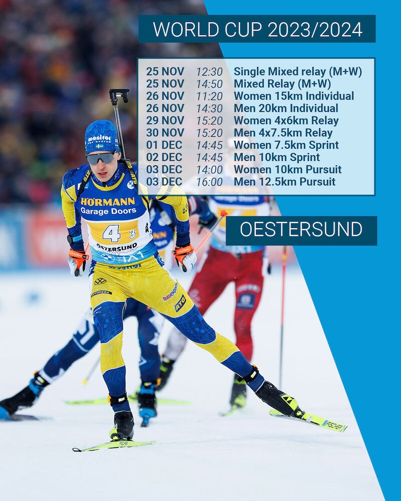 Biathlon Le Calendrier De La Coupe Du Monde 2024 Sports Infos Ski Biathlon