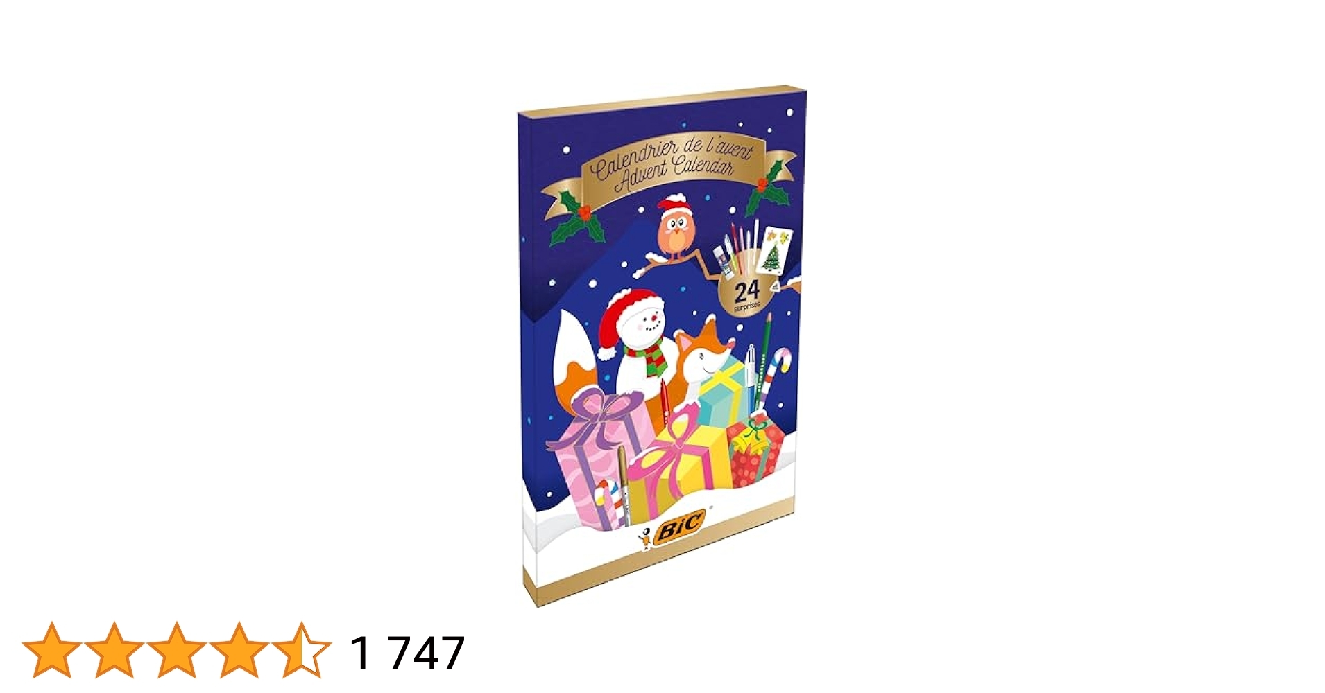 calendrier de l'avent bic