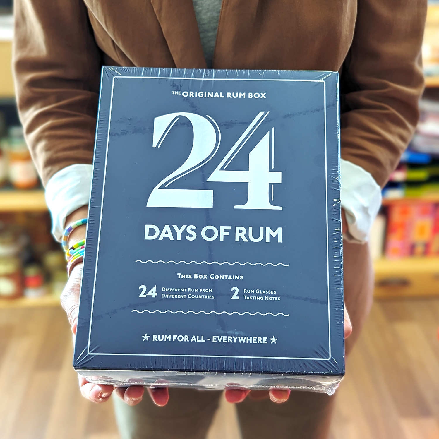 Blue Advent Calendar 24 Days Of Rum 24 Miniatures