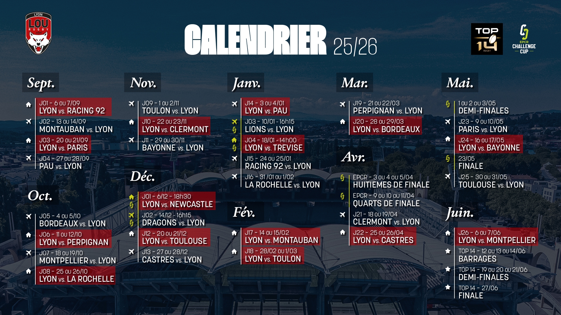 calendrier racing 92