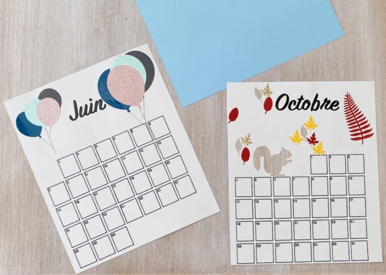 Calendrier 2025 Original DIY Blog D co Clem Around The Corner