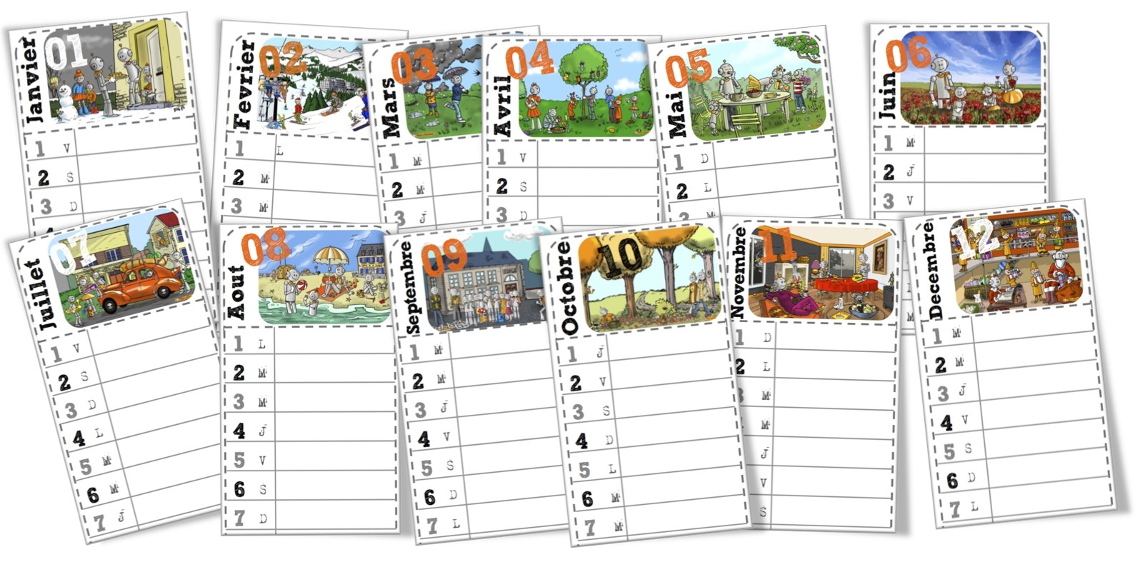 Calendrier Ann e Scolaire 2016 2017 Bout De Gomme