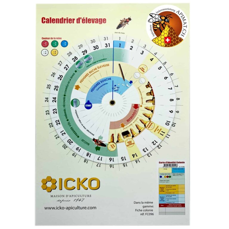 Calendrier D levage De Reine APIMAT Boutique Pour Apiculteurs