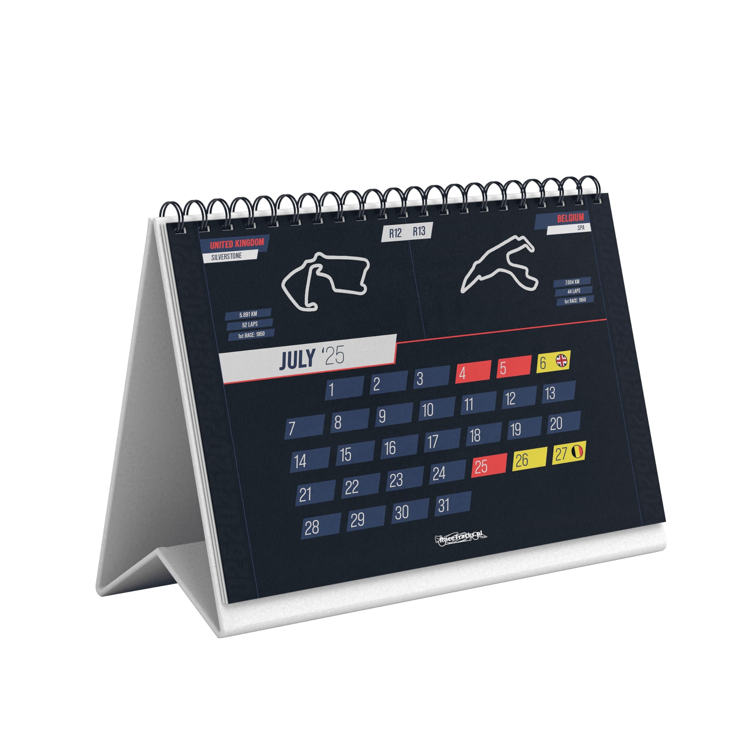 Calendrier De Bureau Formule 1 2025 A5 Calendrier De Course F1 2025 Calendrier Avec Dates GP F1 Cadeau Formule 1 Cadeau F1 Calendrier 2025 Motorsport Calendrier A5 Fan Bureau F1 F1 2025 Amazon fr Fournitures De Bureau