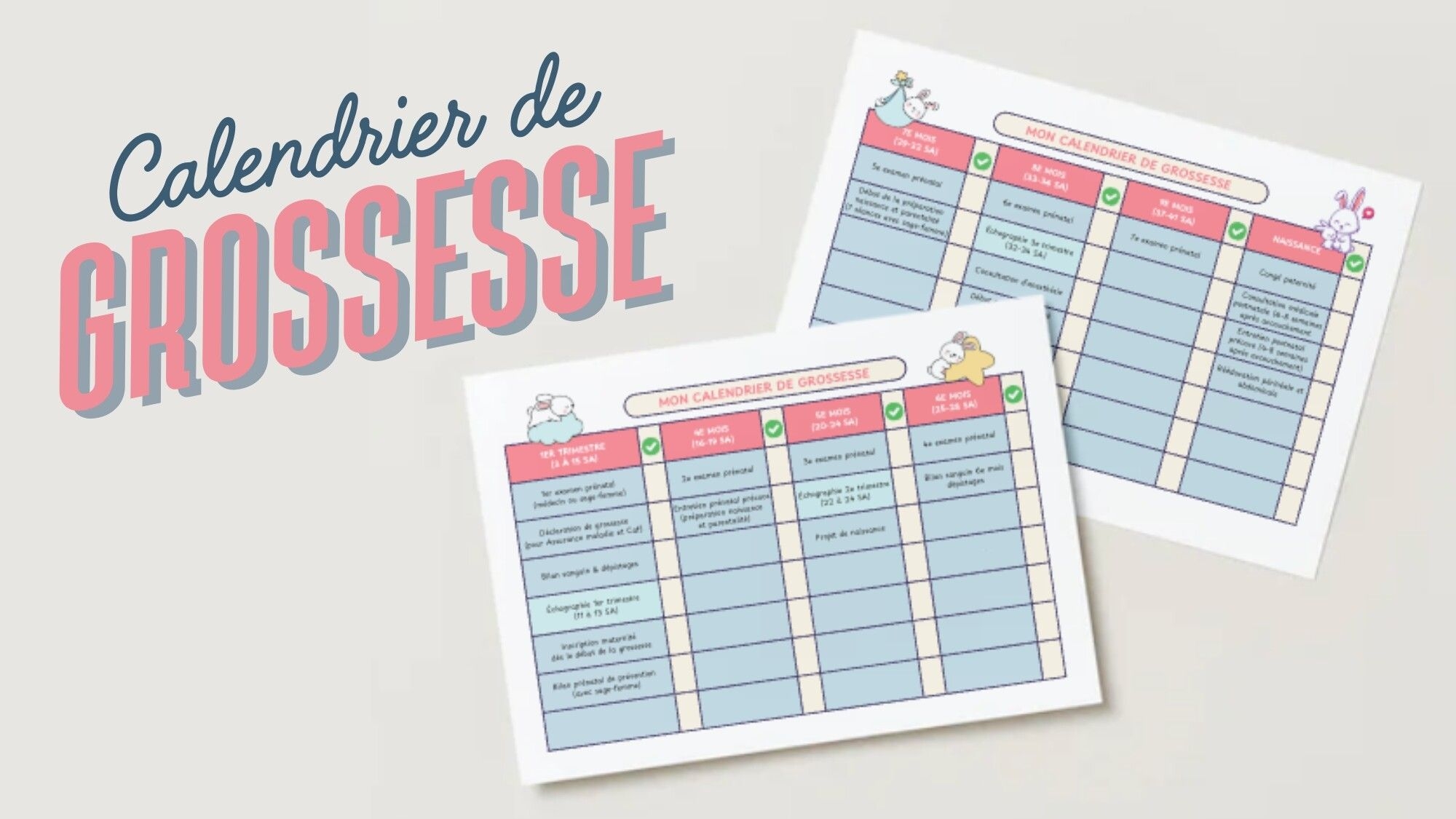 Calendrier De Grossesse