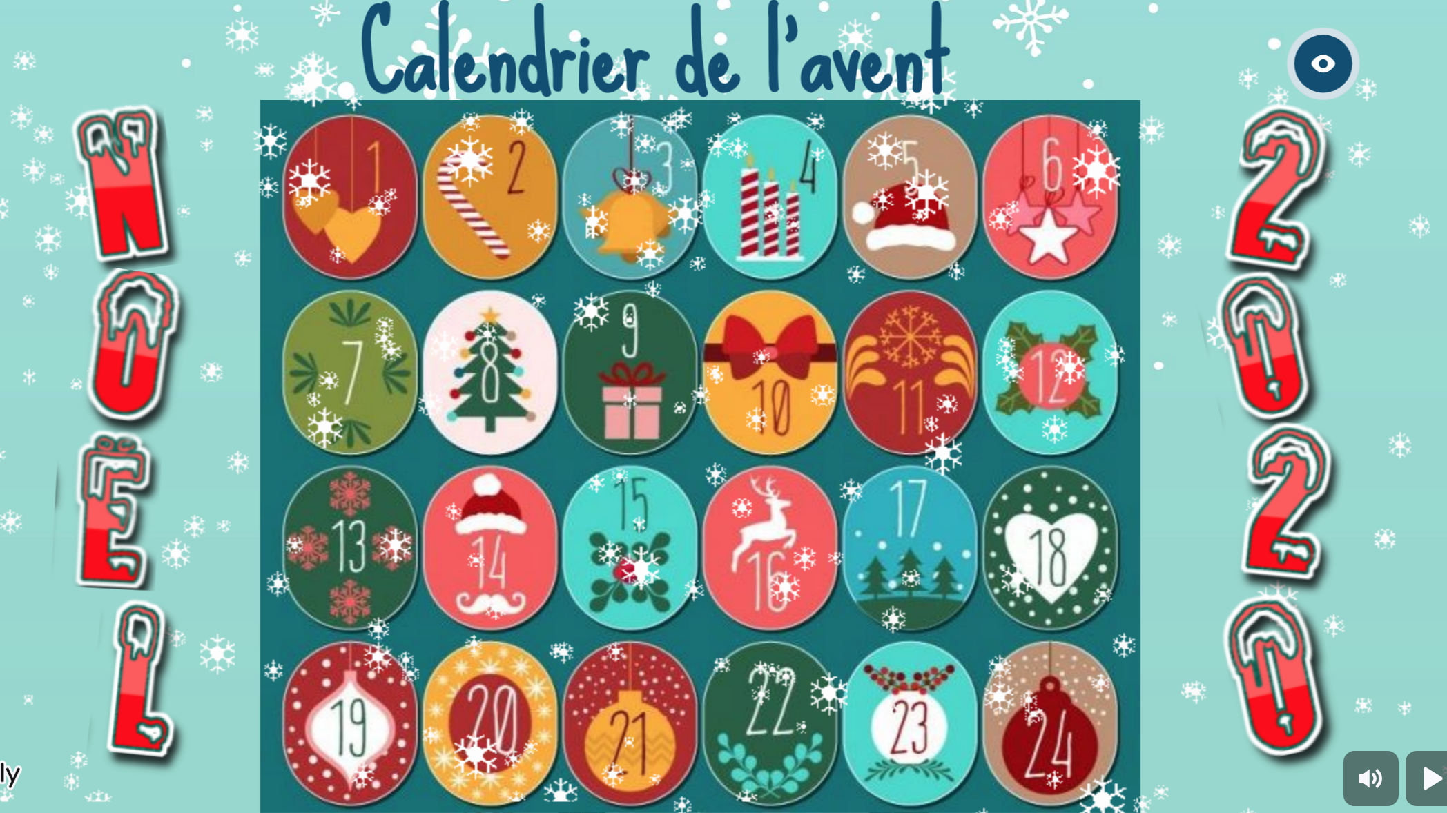 Calendrier De L avant No l Des Utilisations Num riques Circonscription De Dole Nord