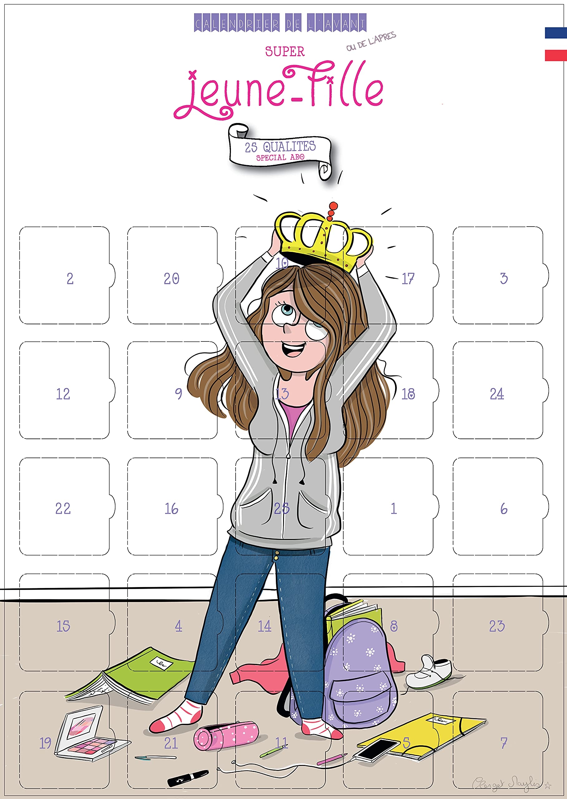 Calendrier De L avant Ou De L apr s Pour Ado 25 Qualit s Calendrier De L avent Pour Jeune Fille Adolescente Amazon fr Livres