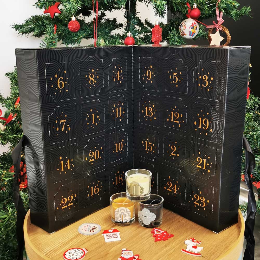 Calendrier De L avent 24 Bougies Parfum es Calendrier De L avent 24 Bougies Parfum es