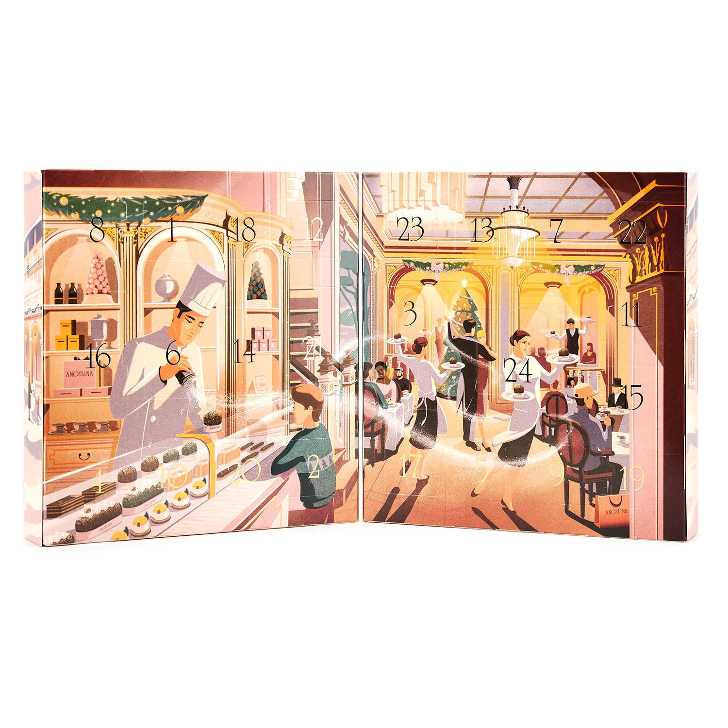 Calendrier De L Avent 24 Douceurs Angelina Paris Angelina Paris