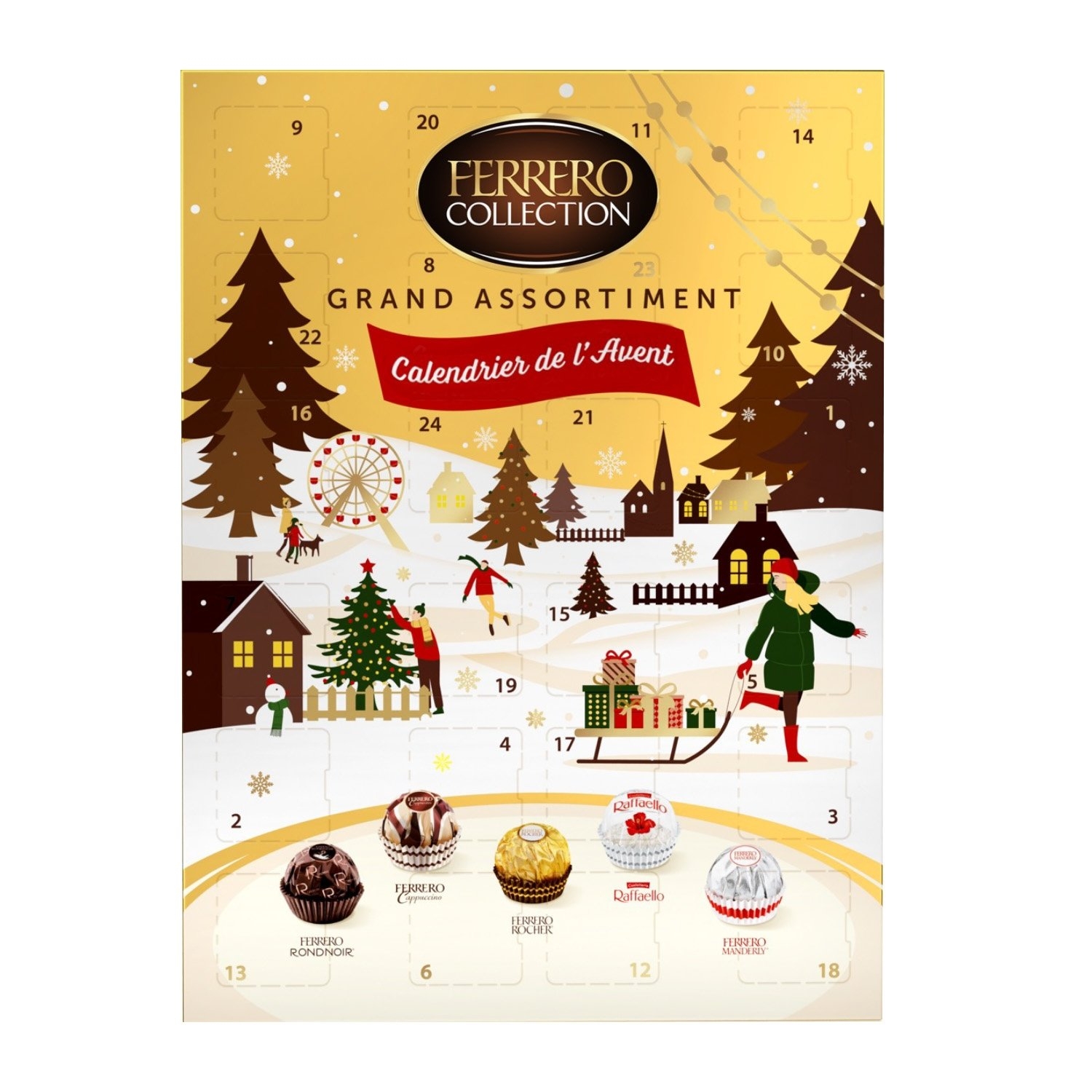 Calendrier De L Avent Adultes Au Lait Noisettes Noix De Coco Amandes Et Cappuccino FERRERO COLLECTION GRAND ASSORTIMENT Le Calendrier De L avent 24 Pi ces 256g Prix Carrefour Calendrier De L Avent Adultes Au Lait Noisettes Noix De Coco Amandes Et Cappuccino FERRERO COLLECTION GRAND ASSORTIMENT Le Calendrier De L avent 24 Pi ces 256g Prix Carrefour