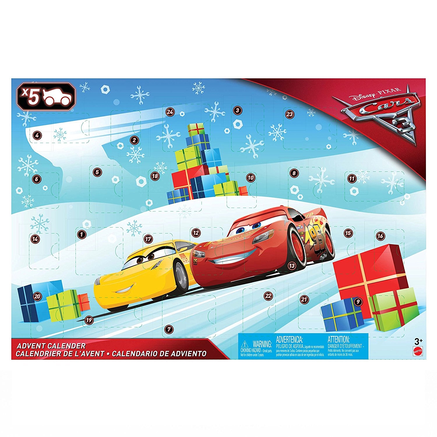 Calendrier De L Avent Cars 3 Jeux Et Jouets Mattel Avenue Des Jeux