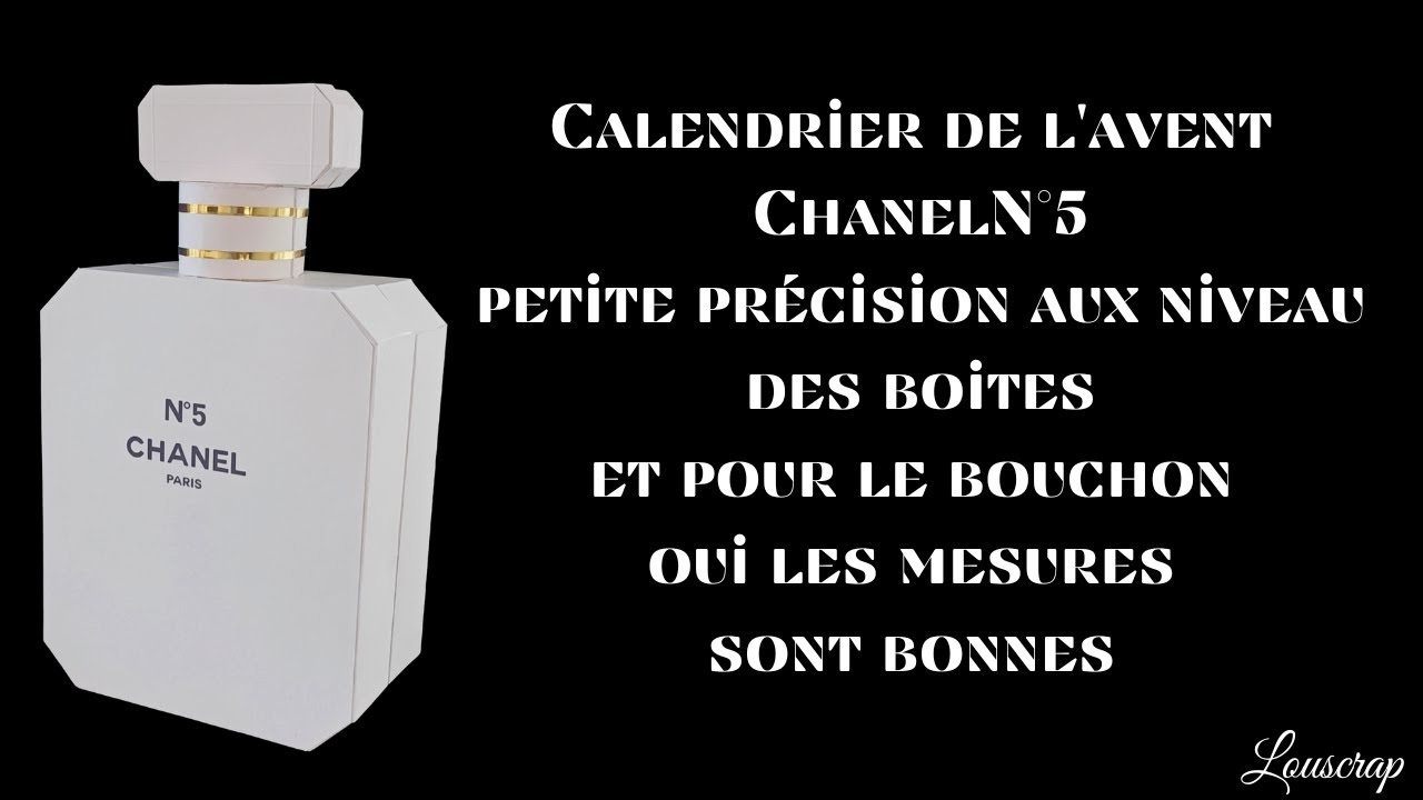 Calendrier De L avent Chanel N 5 YouTube Calendrier De L avent Chanel N 5 YouTube