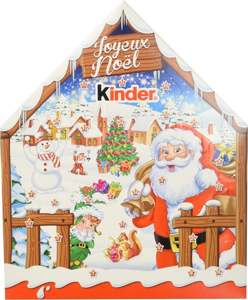 Calendrier De L avent Chocolat Kinder Maison De No l 2025