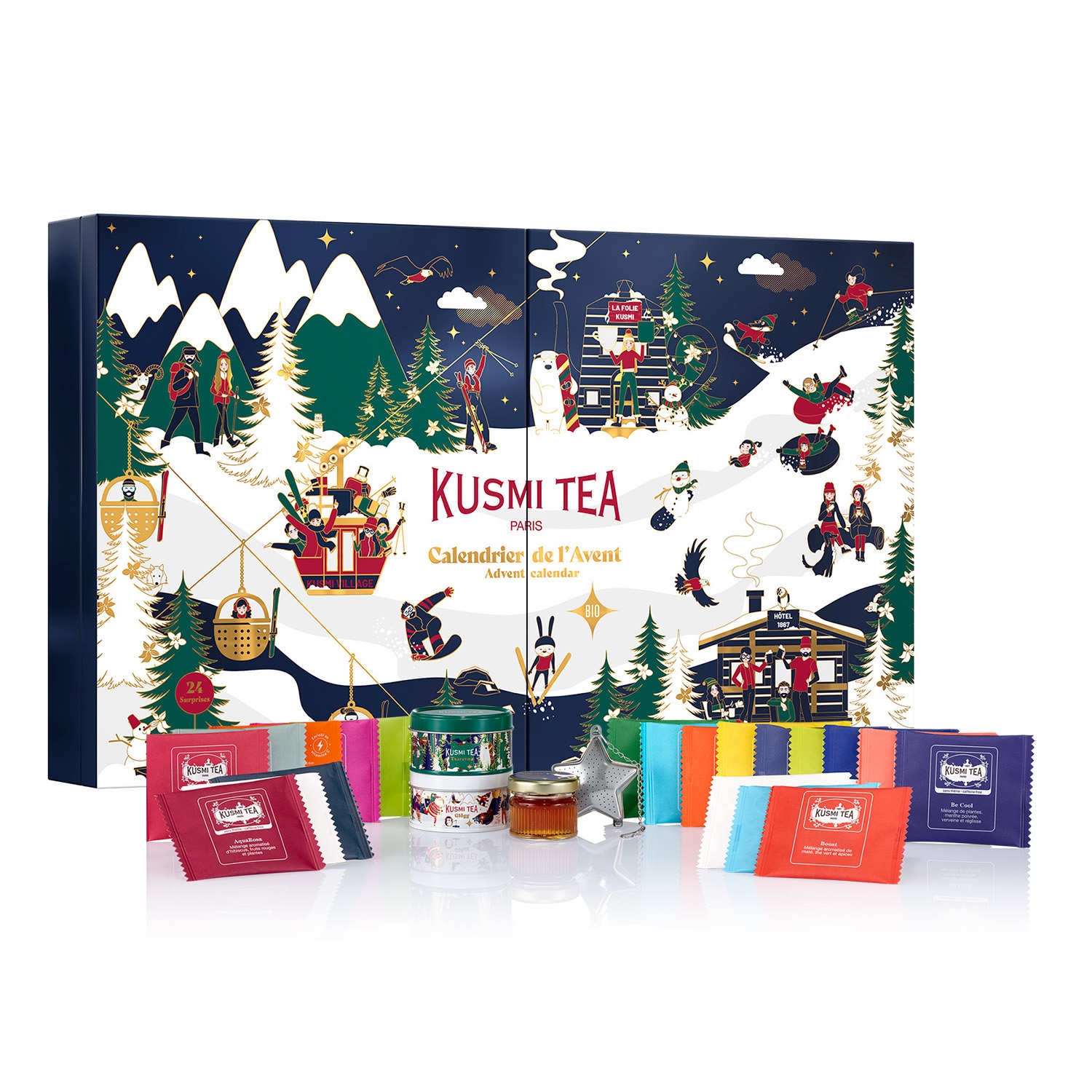 Calendrier De L Avent De Th s Bio Kusmi Tea Kusmi Tea