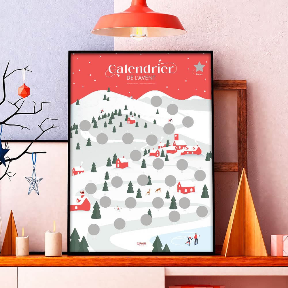 Calendrier De L Avent Gratter En Famille D fis Ludiques Pour No l CadoMaestro