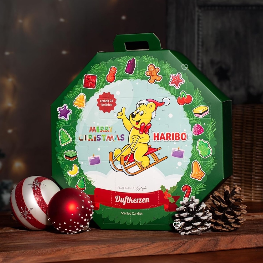 Calendrier De L Avent Haribo Bougie 2025 Bougies Parfum es