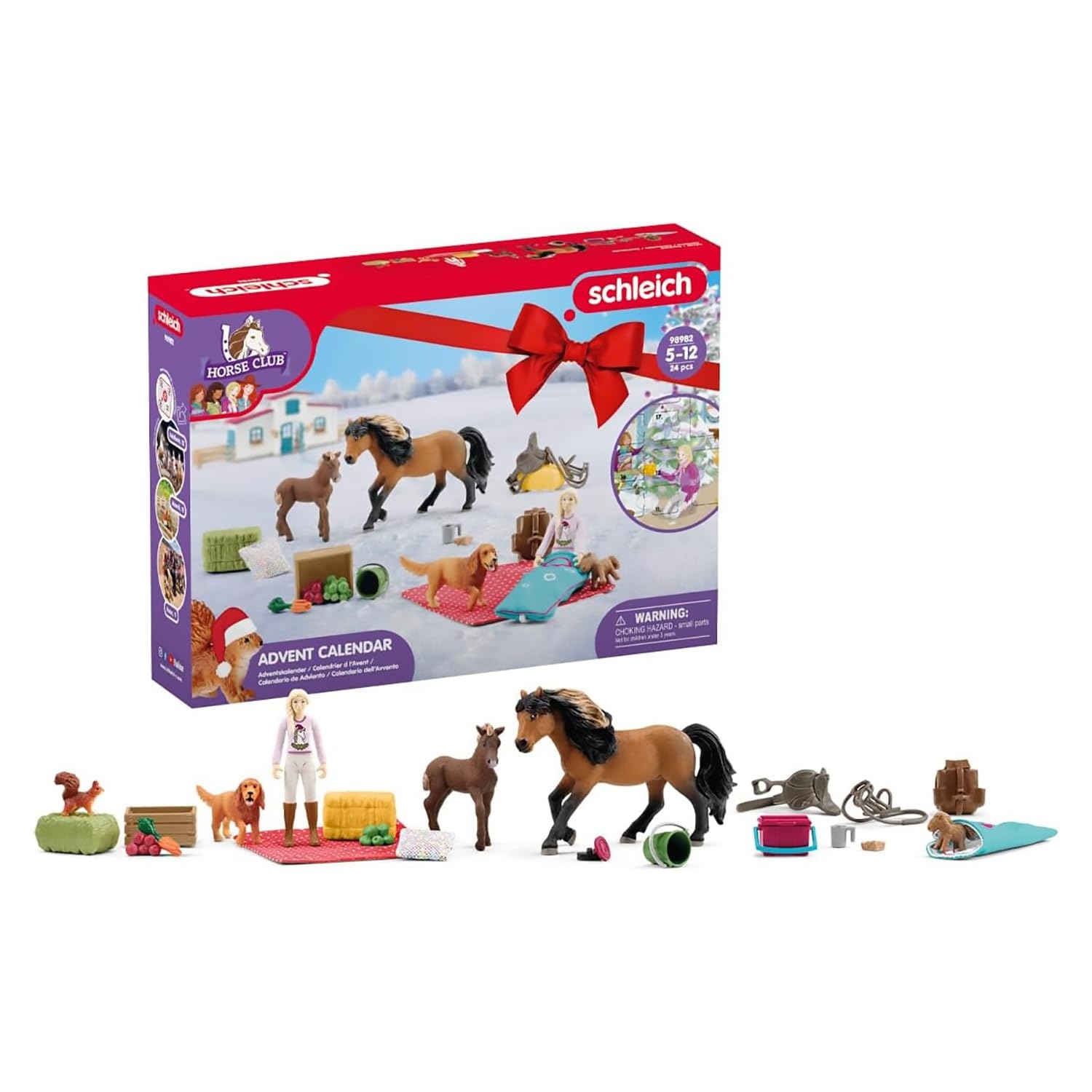 Calendrier De L avent Horse Club 2023 SCHLEICH Jument Islandaise Poulain Et Chien Gamme Horse Club Amazon co uk Outlet