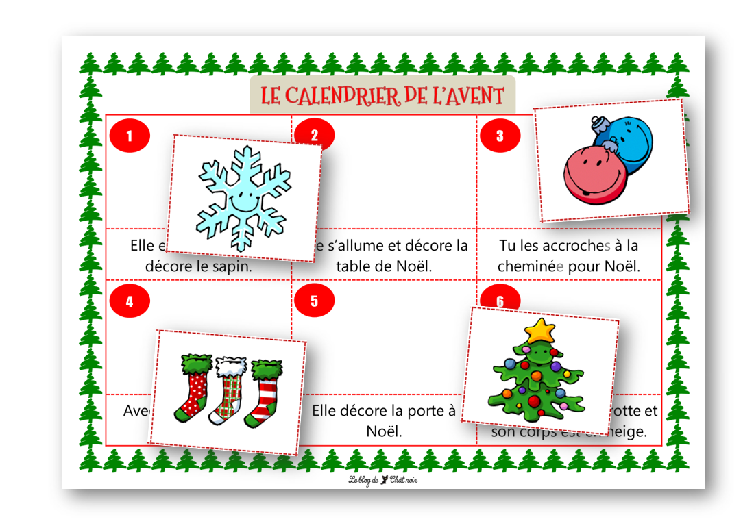 Calendrier De L Avent Le Blog De Chat Noir