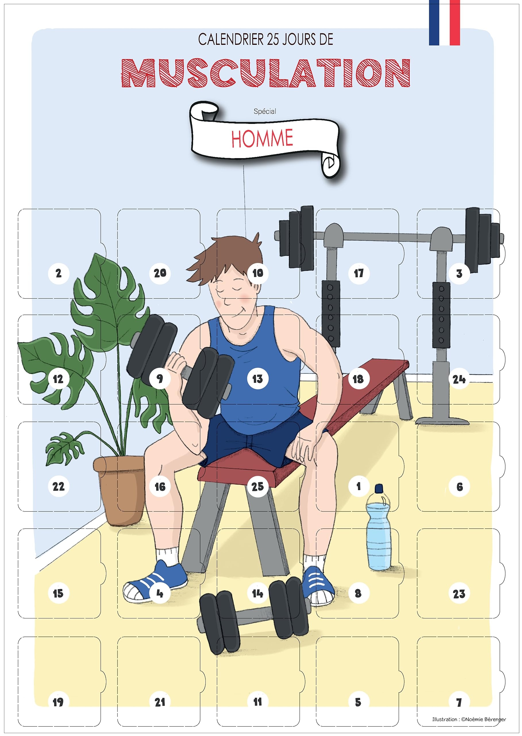 Calendrier De L avent Musculation Homme Calendrier Evenement Amazon fr Livres