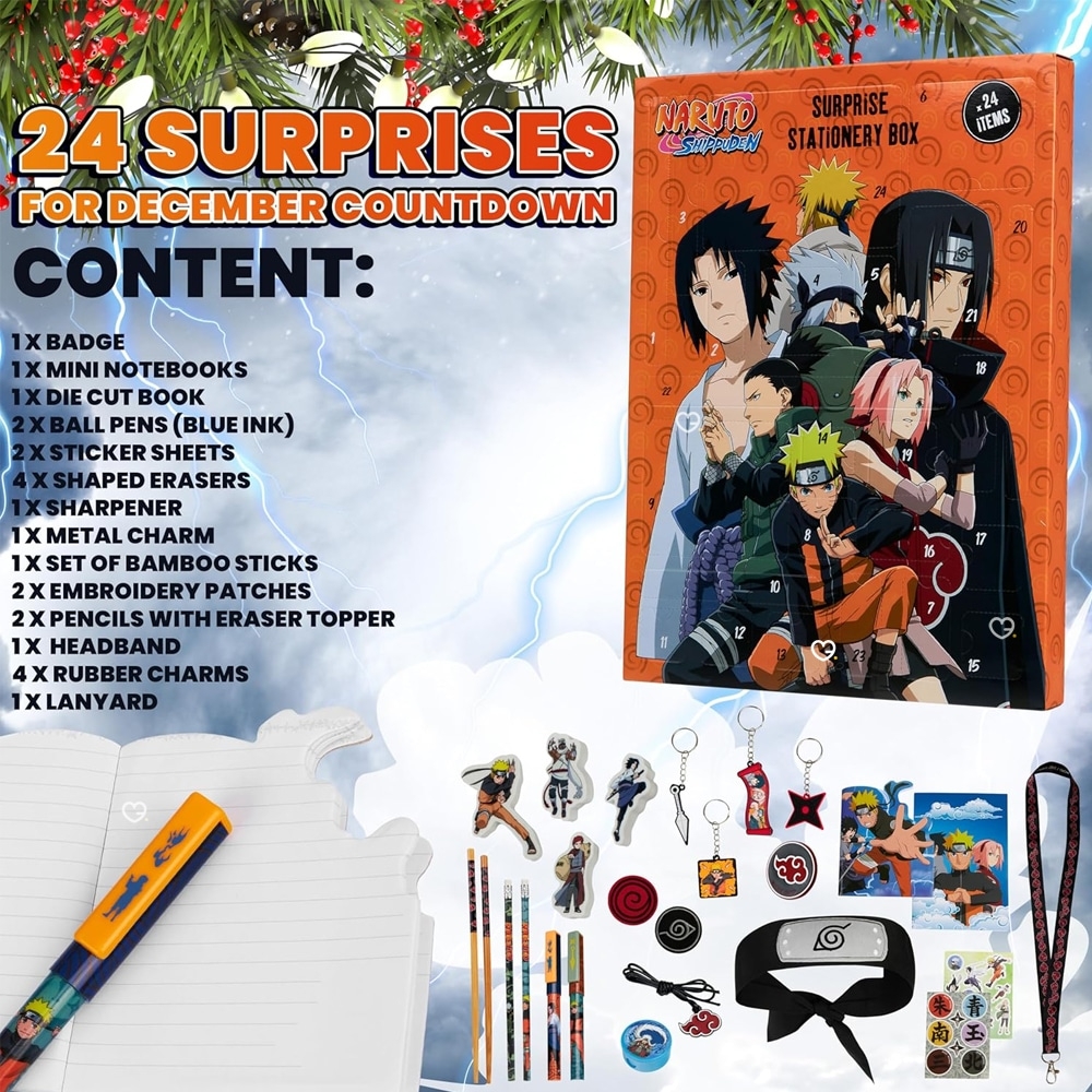 Calendrier De L Avent Naruto Officiel Manga Enfant