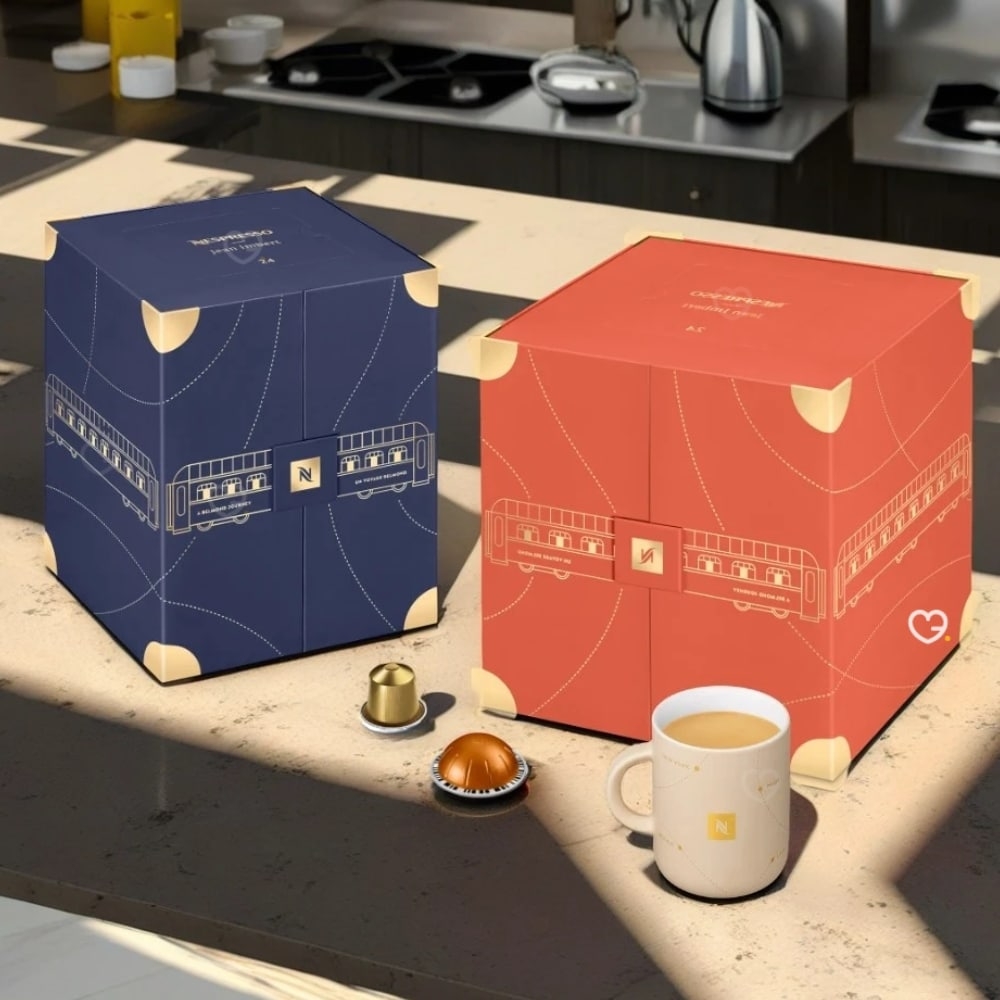 Calendrier De L Avent Nespresso 2025 Capsules De Caf 
