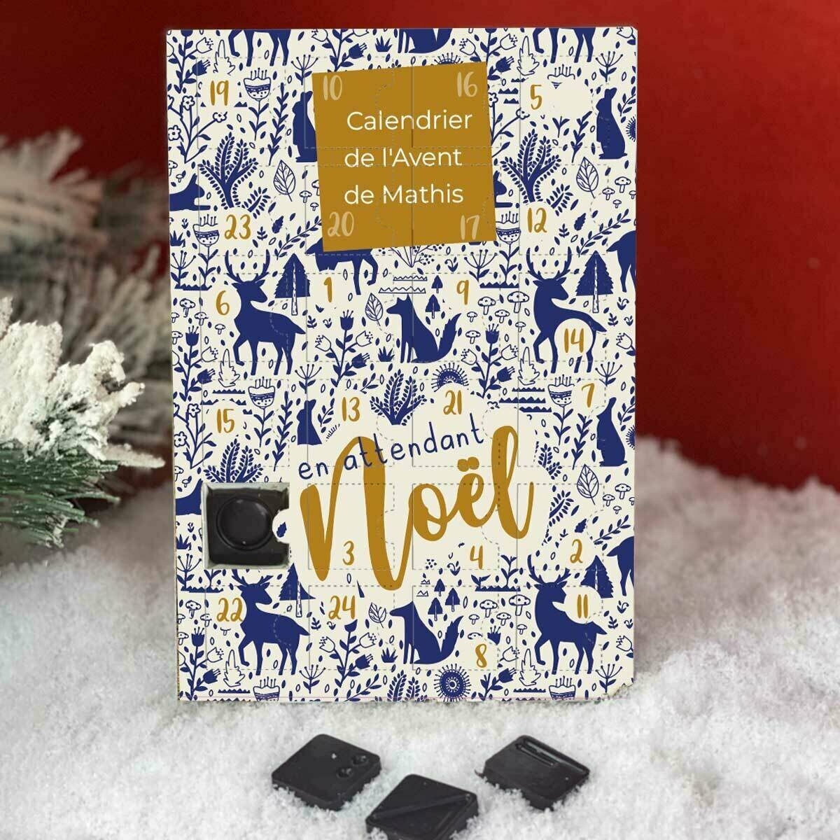 calendrier de l'avent personnalisé
