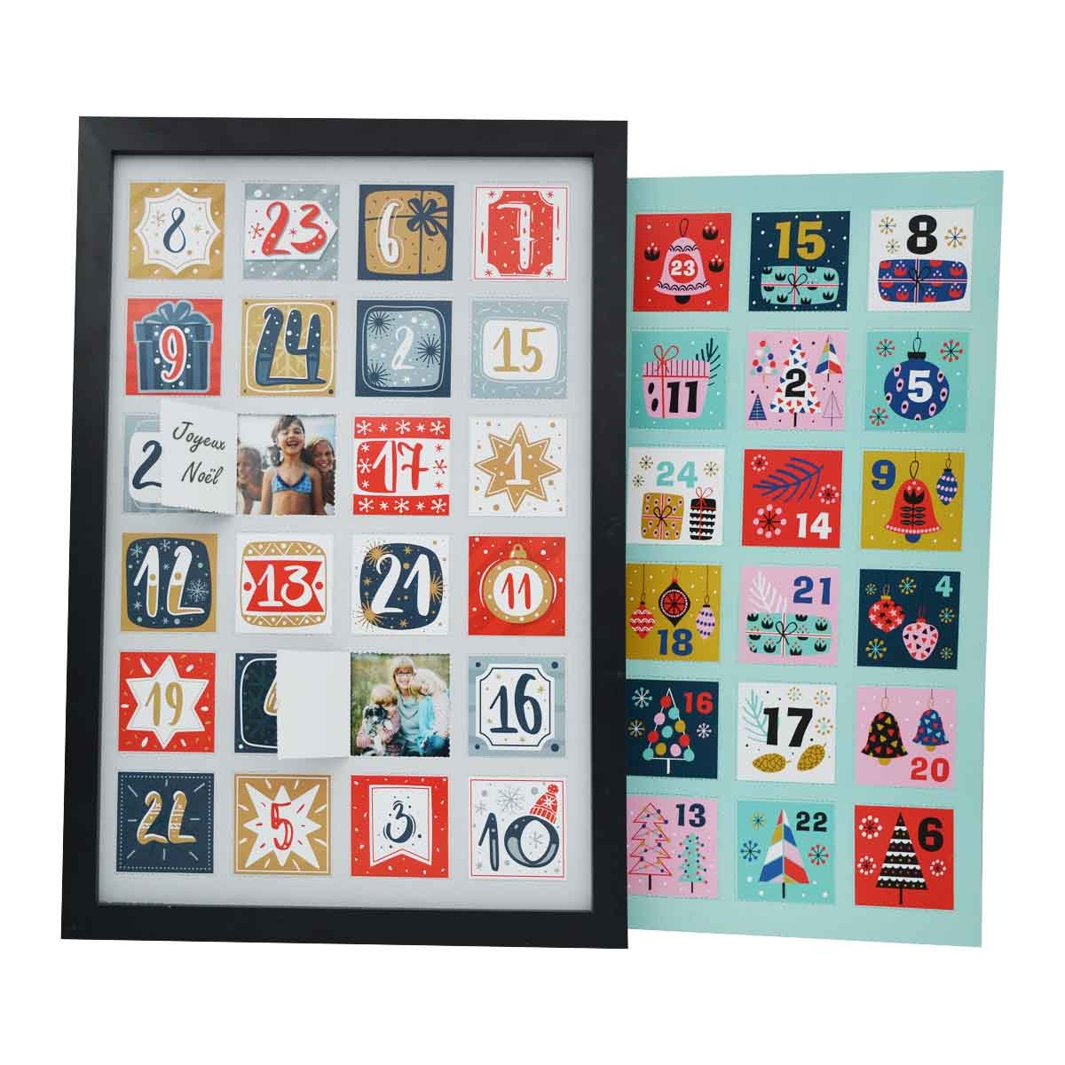 Calendrier De L Avent Personnalis Pour Cadre 30x45cm Tetenal