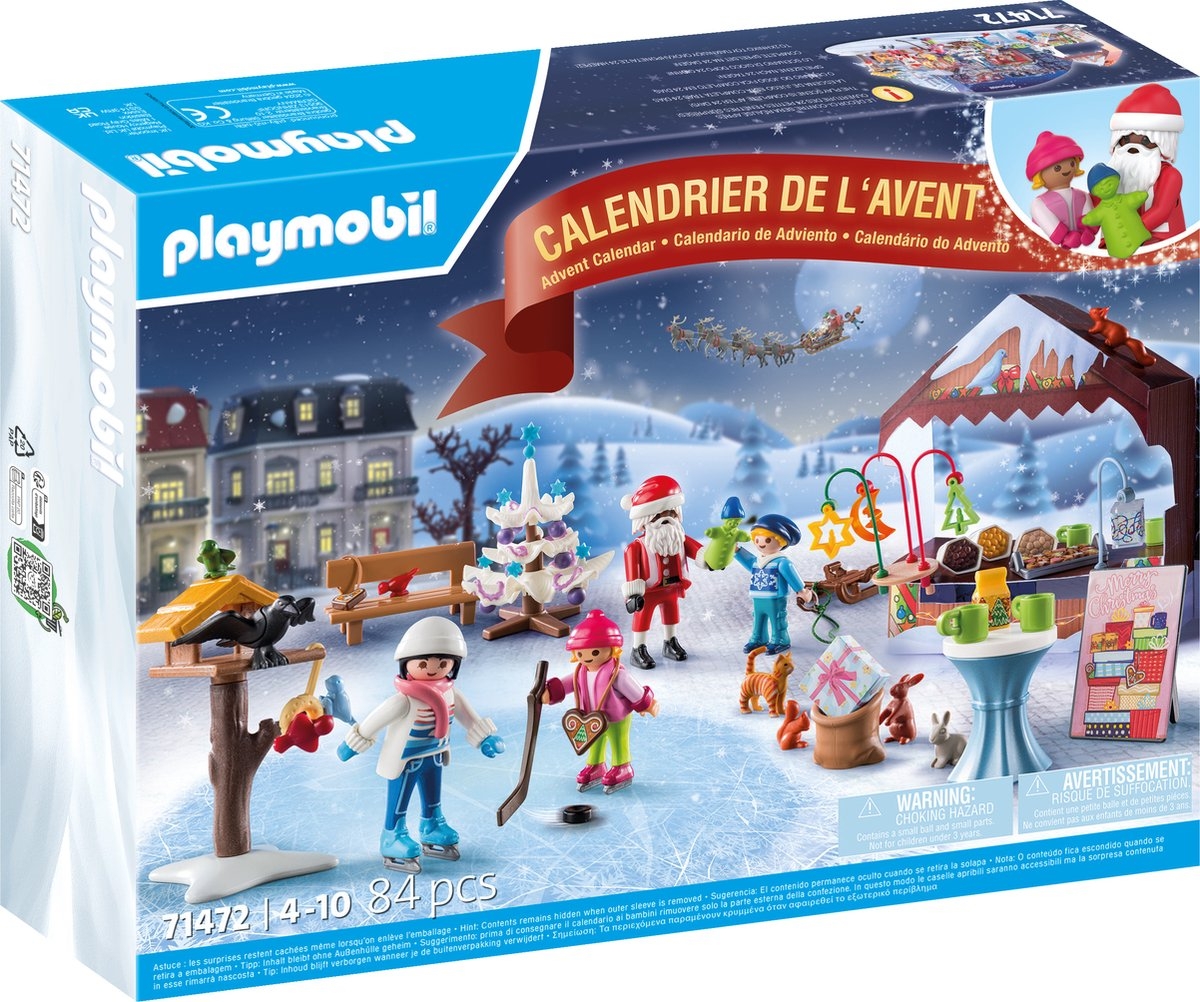 Calendrier De L Avent PLAYMOBIL Une Vir e Au March De No l P 71472 Bol
