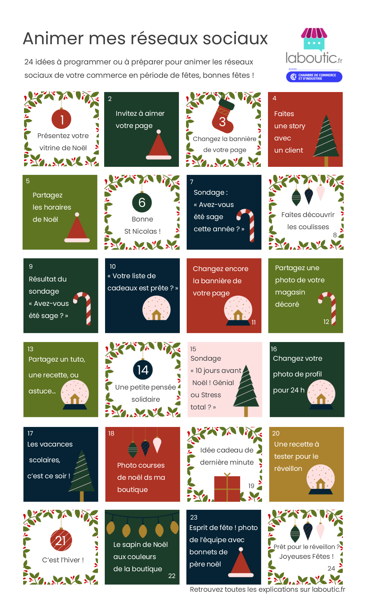 Calendrier De L avent Pour Animer Vos R seaux Sociaux Laboutic
