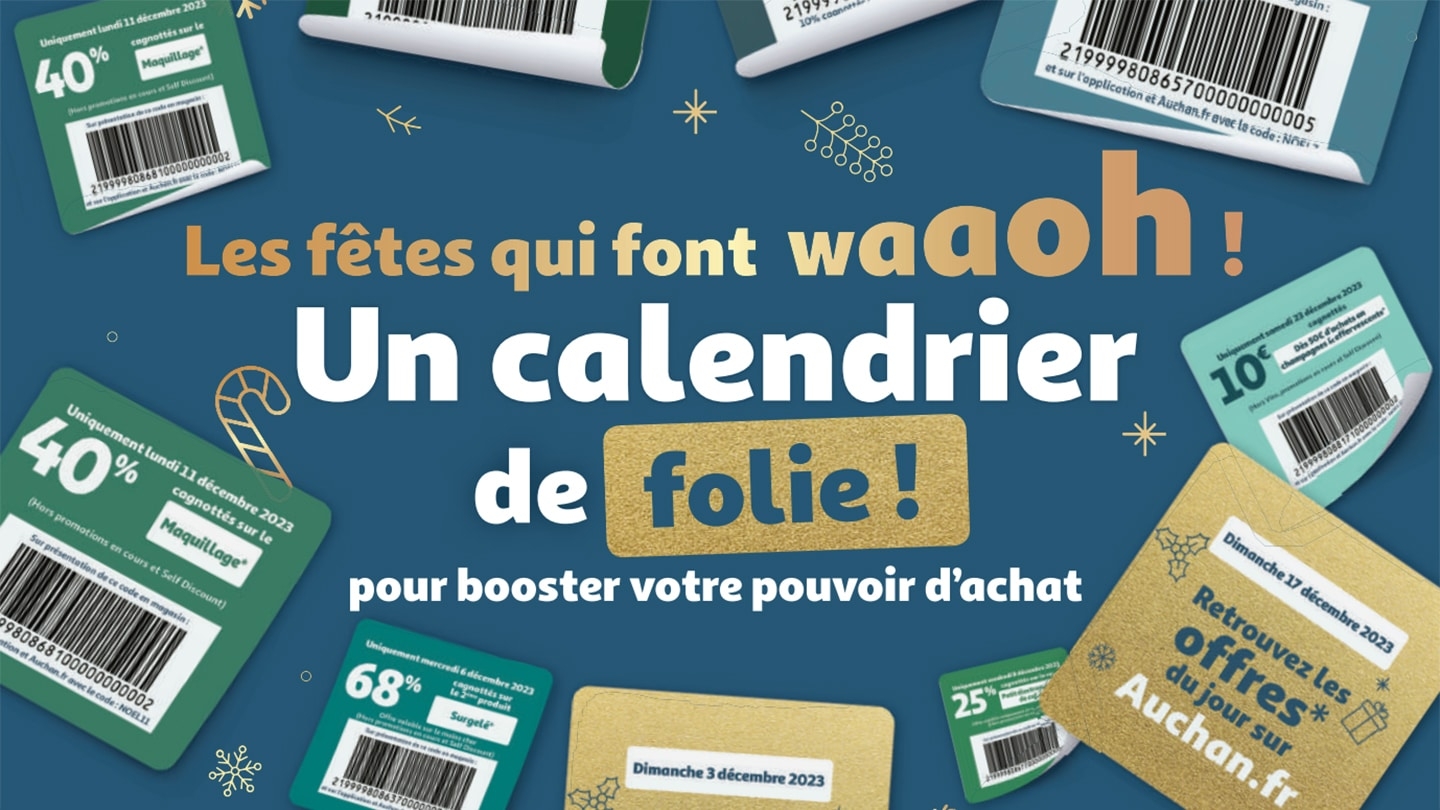 Calendrier De L Avent Promo Auchan ex 40 D conomies Sur Les Jouets 