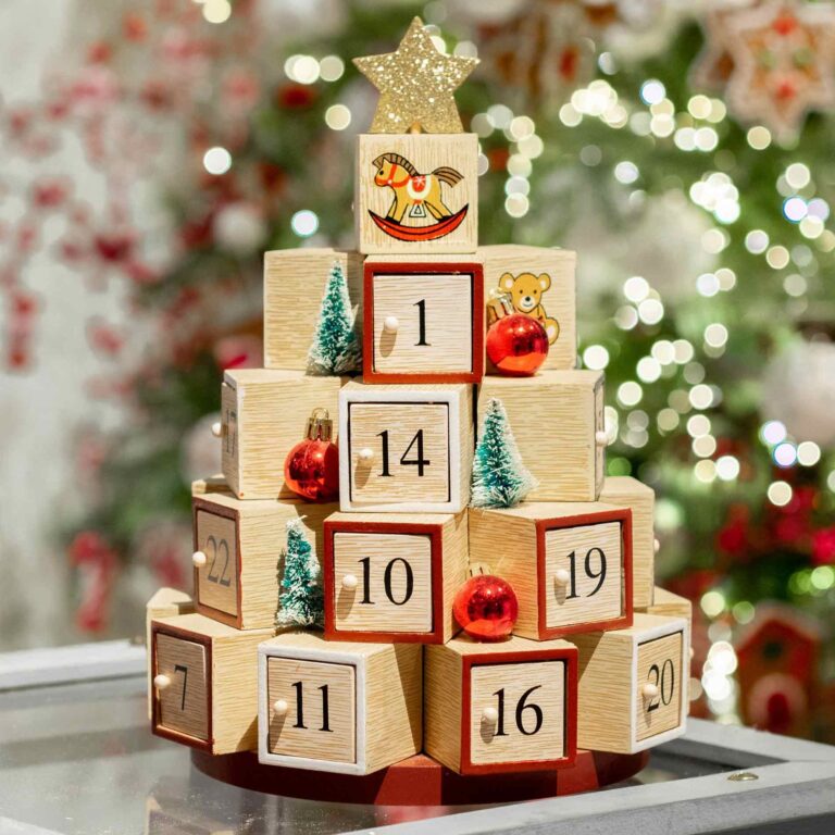 Calendrier De L Avent Remplir Sapin Festif Multicolore D co De No l Pour La Maison Eminza