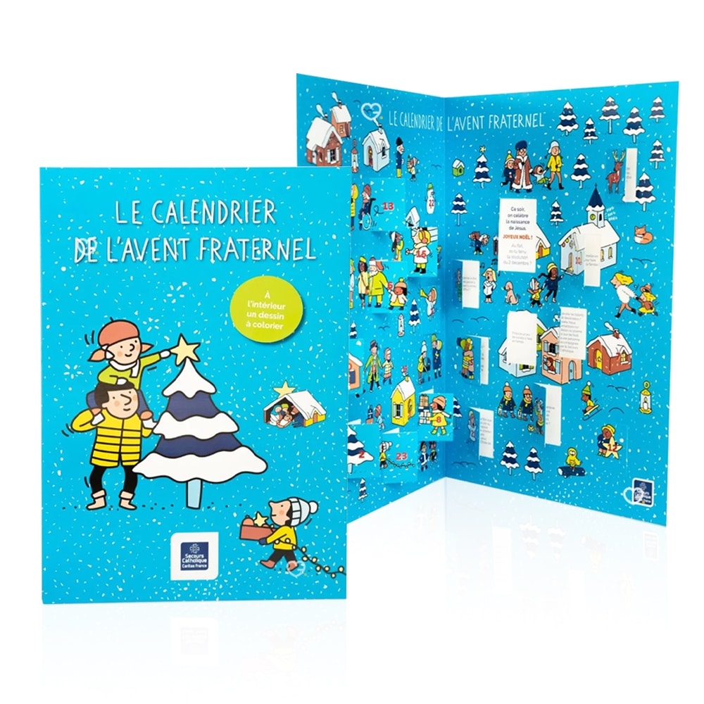 Calendrier De L avent Secours Catholique 2025 SOLIDAIRE