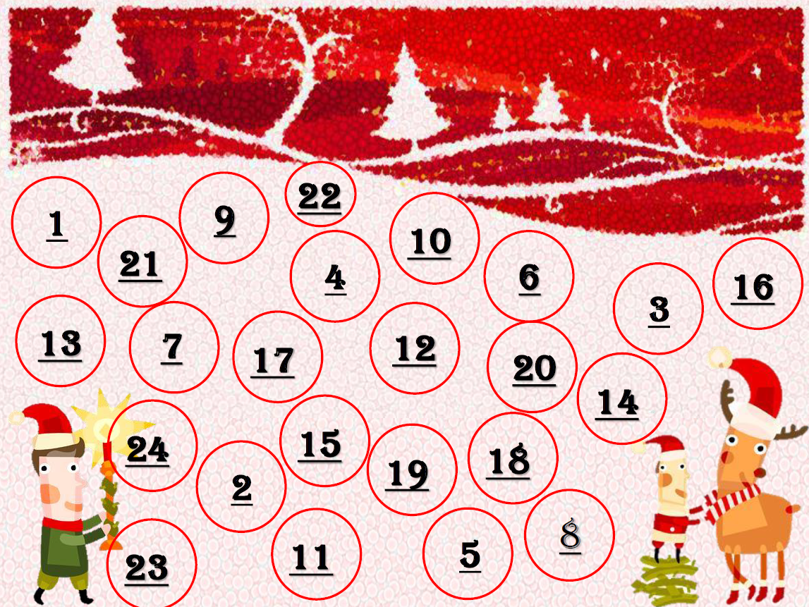 calendrier de l'avent ce1 ce2