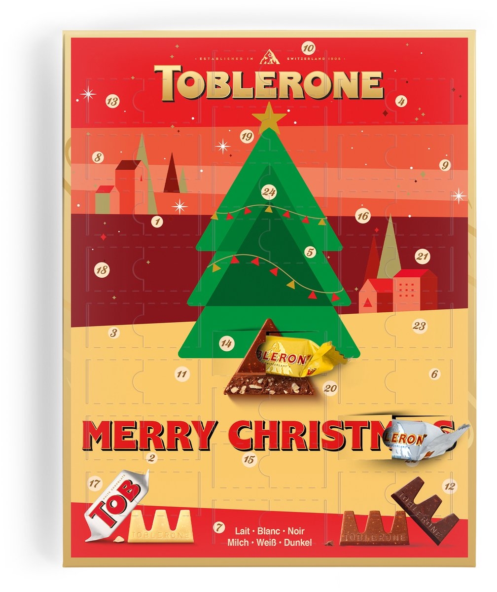 Calendrier De L Avent Toblerone Calendrier De L Avent 2022 24 D licieux Chocolats Bol