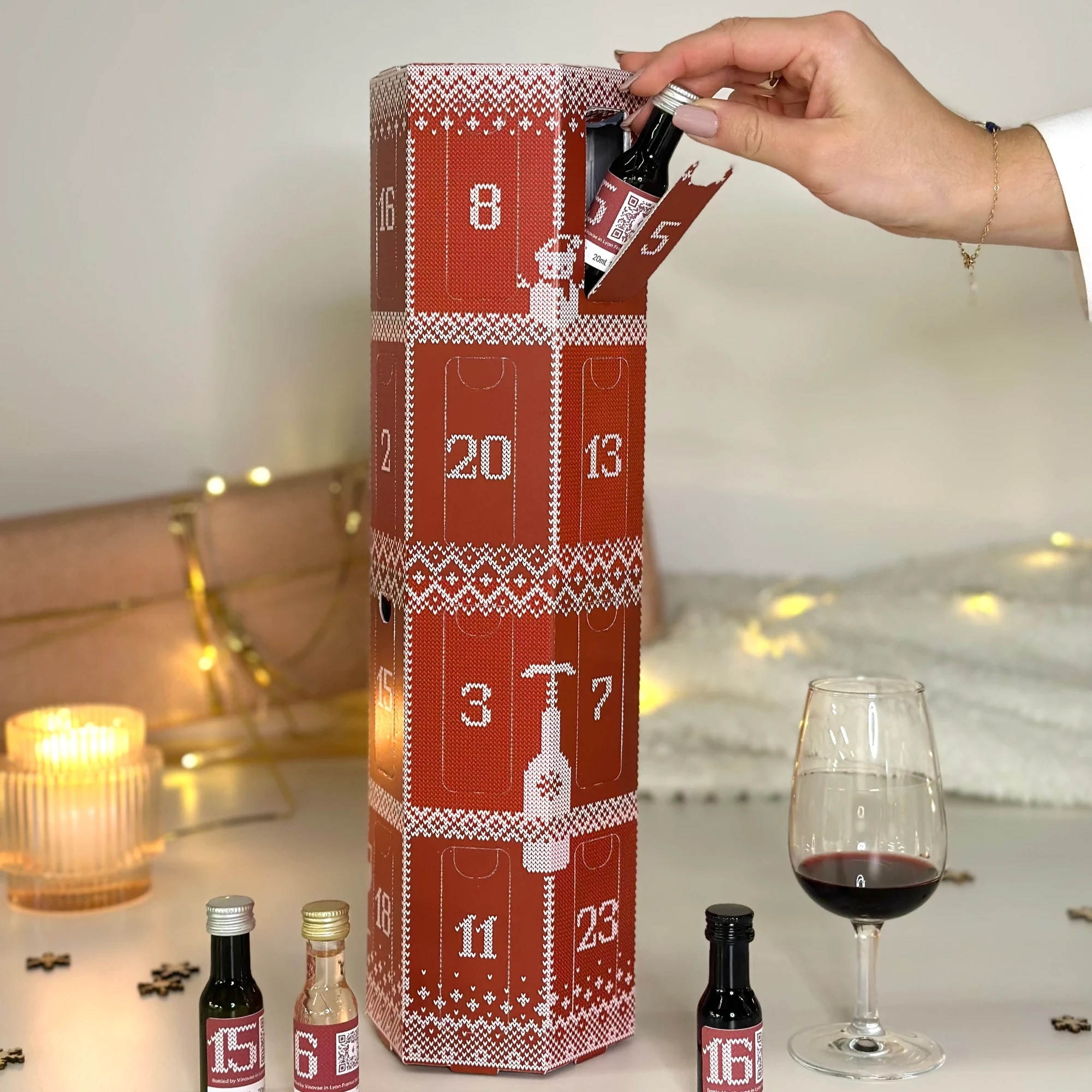Calendrier De L avent Vin D gustation Cadeau Original No l 