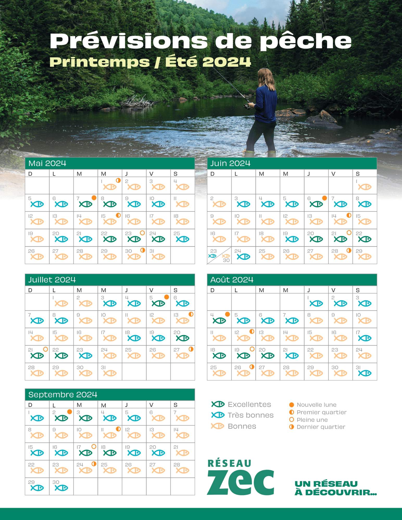 Calendrier De P che 2024