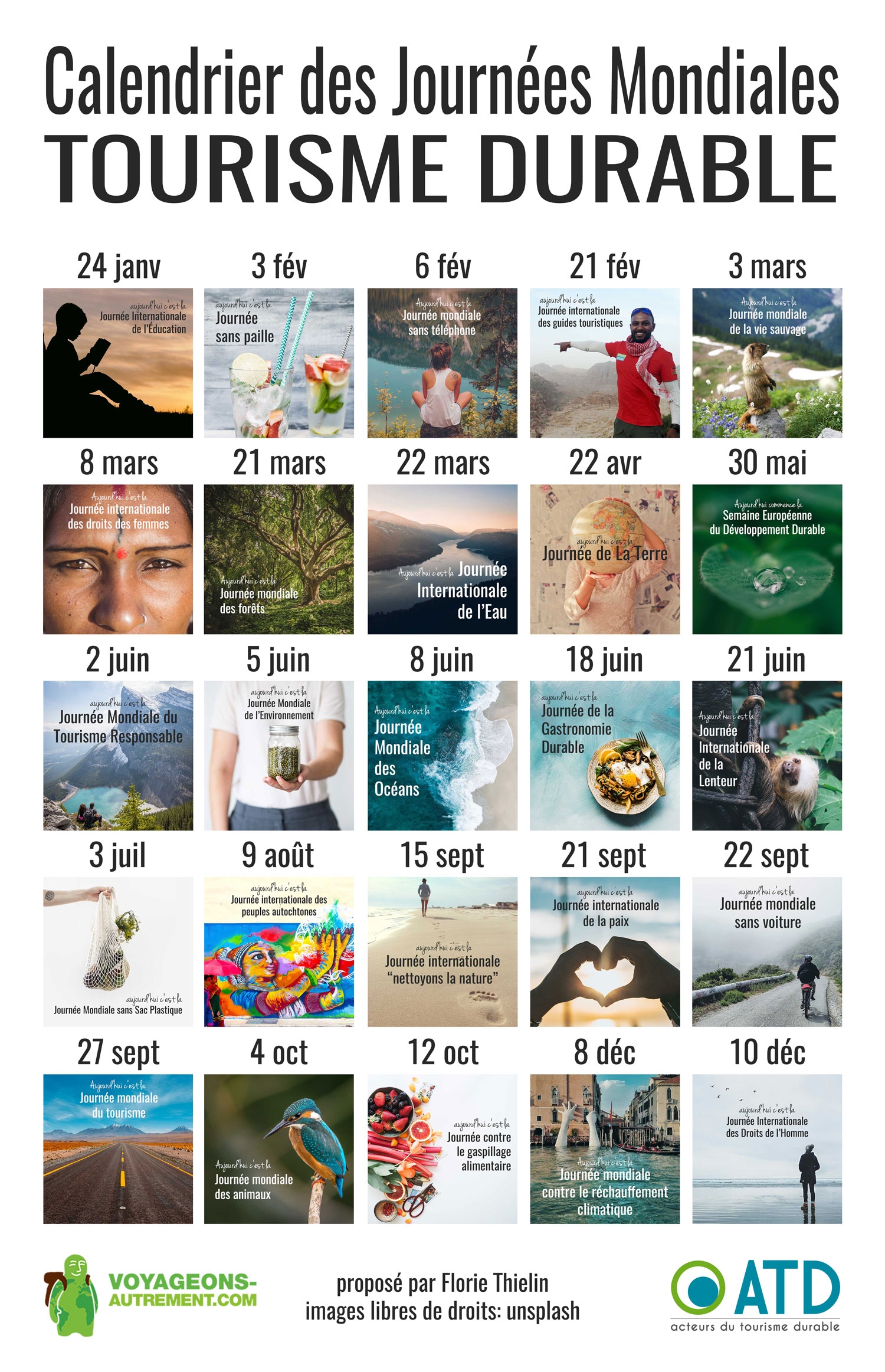 Calendrier Des Journ es Mondiales Dates Sp ciales Pour Les R seaux Sociaux Sur Les Th matiques Tourisme Et D veloppement Durable Calendrier Des Journ es Mondiales Dates Sp ciales Pour Les R seaux Sociaux Sur Les Th matiques Tourisme Et D veloppement Durable